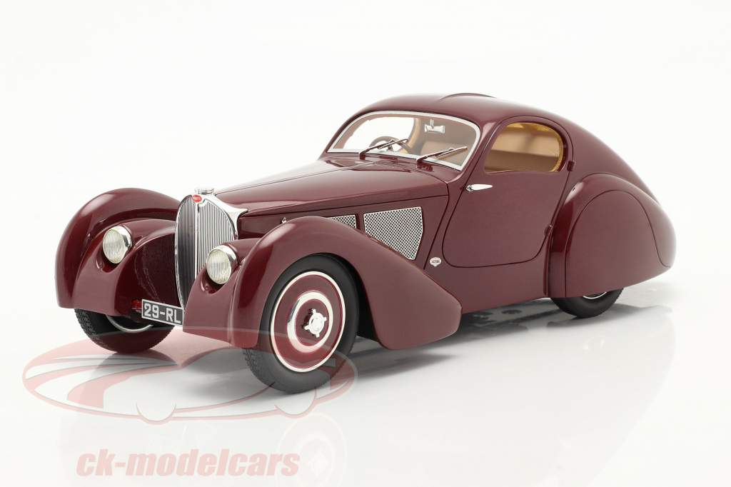 Bugatti タイプ 51 Dubois Coupe 1931 赤茶色 1:18 Cult Scale