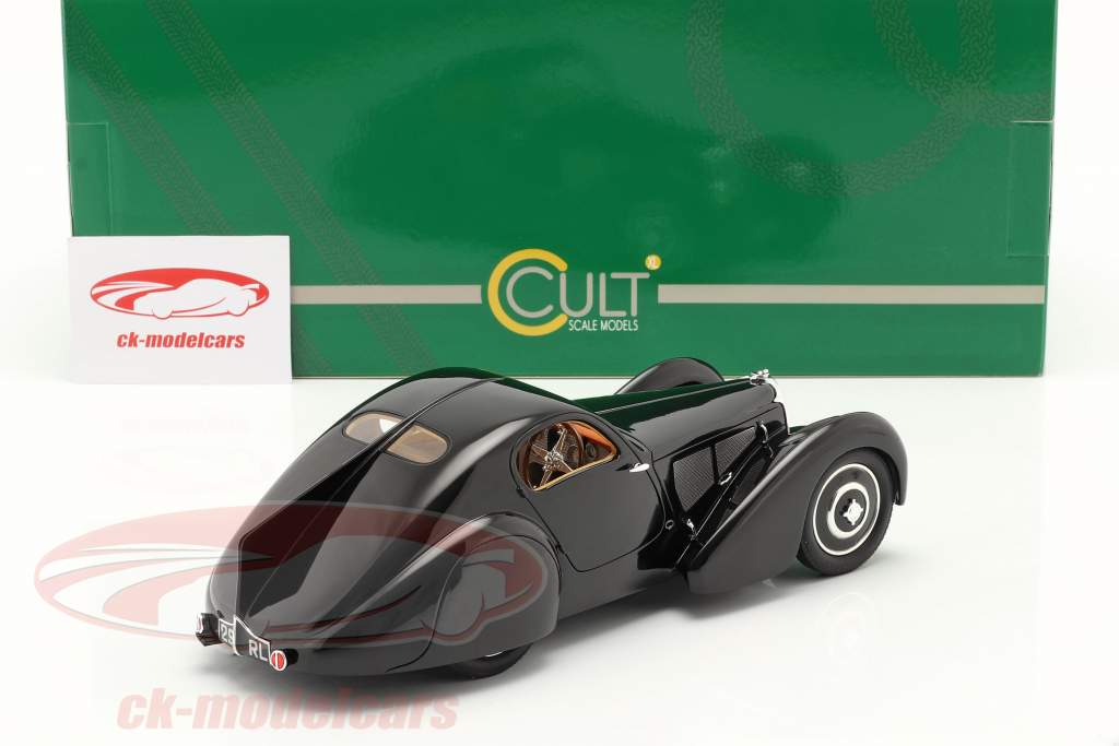 Bugatti Typ 51 Dubois Coupe 1931 schwarz 1:18 Cult Scale