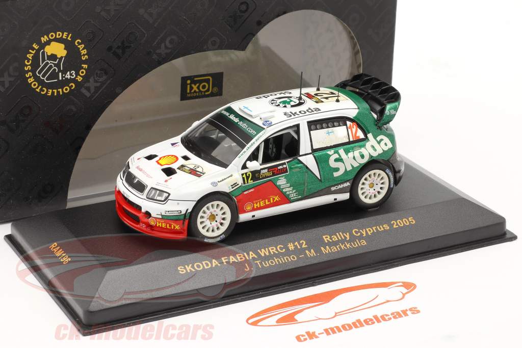 Skoda Fabia WRC n º 12 Rali do Chipre 2005 1:43 Ixo