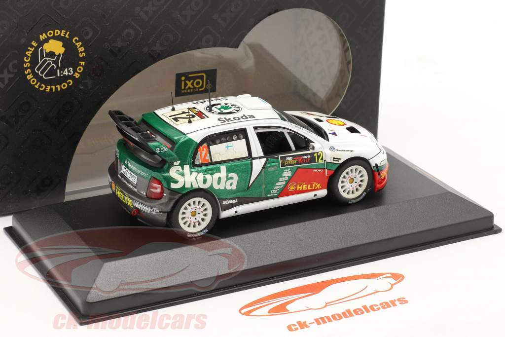 シュコダファビアWRC＃12ラリーキプロス2005 1時43完成モデル