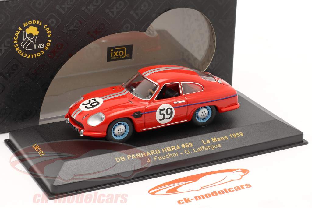 DB Panhard HBR4 º 59 24h Le Mans 1959 Faucher / Laffargue 1:43 Ixo
