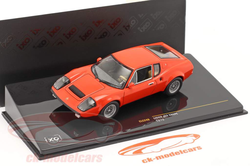 Ligier JS2 Coupe Ano 1972 vermelho 1:43 Ixo