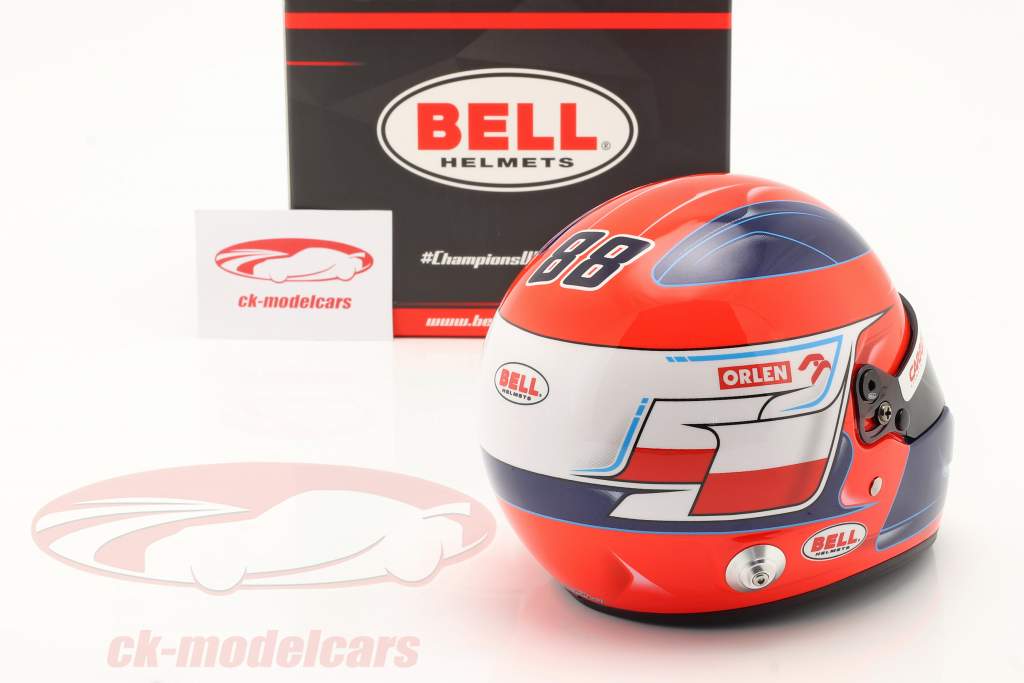 Robert Kubica Alfa Romeo Racing Orlen formula 1 2021 helmet 1:2 Bell