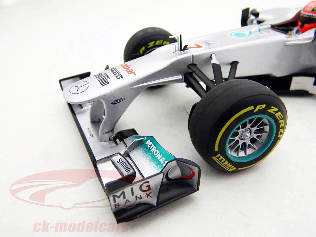 Michael Schumacher Mercedes GP W03 Hockenheim Promo Formule 1 2012 1:18 Minichamps