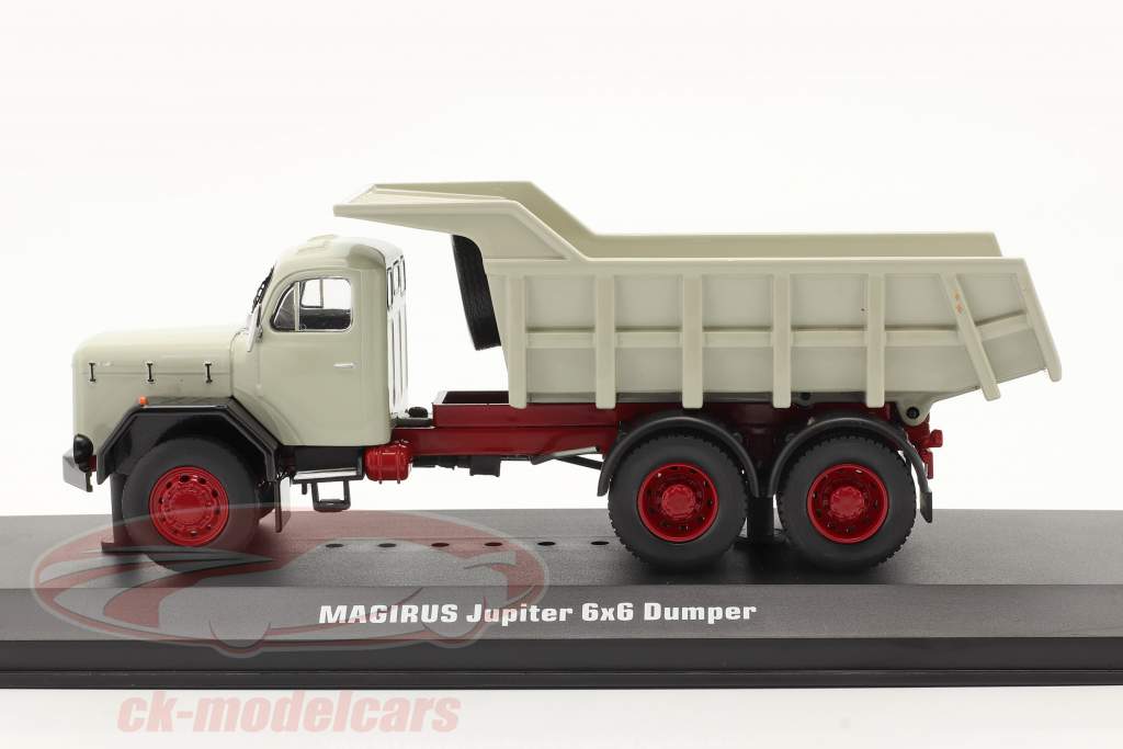 Magirus Jupiter 6x6 Tombereau gris 1:43 Ixo