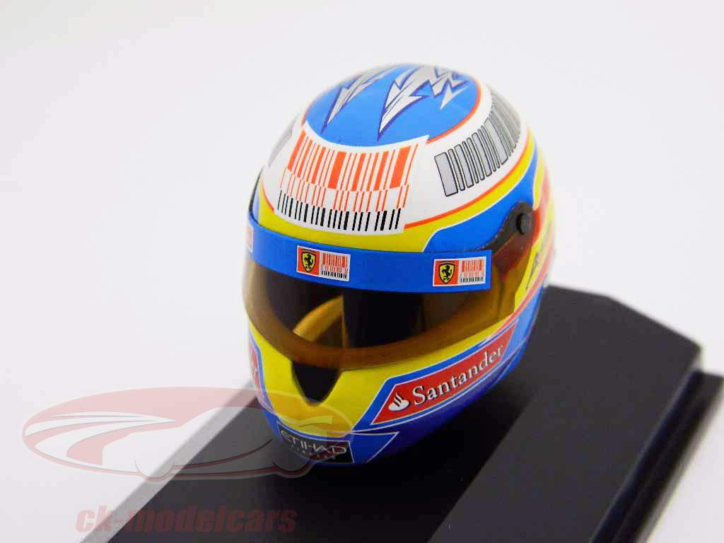 Fernando Alonso Ferrari F2010 casque casque / Formule 1 2010 1:08 Minichamps