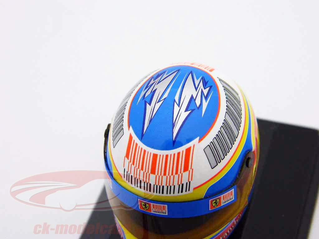 Fernando Alonso Ferrari F2010 casque casque / Formule 1 2010 1:08 Minichamps