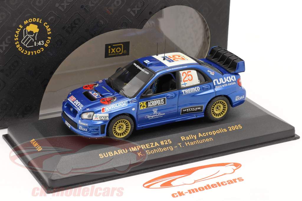 Subaru Impreza #25 Rallye Acropolis 2005 1:43 Ixo