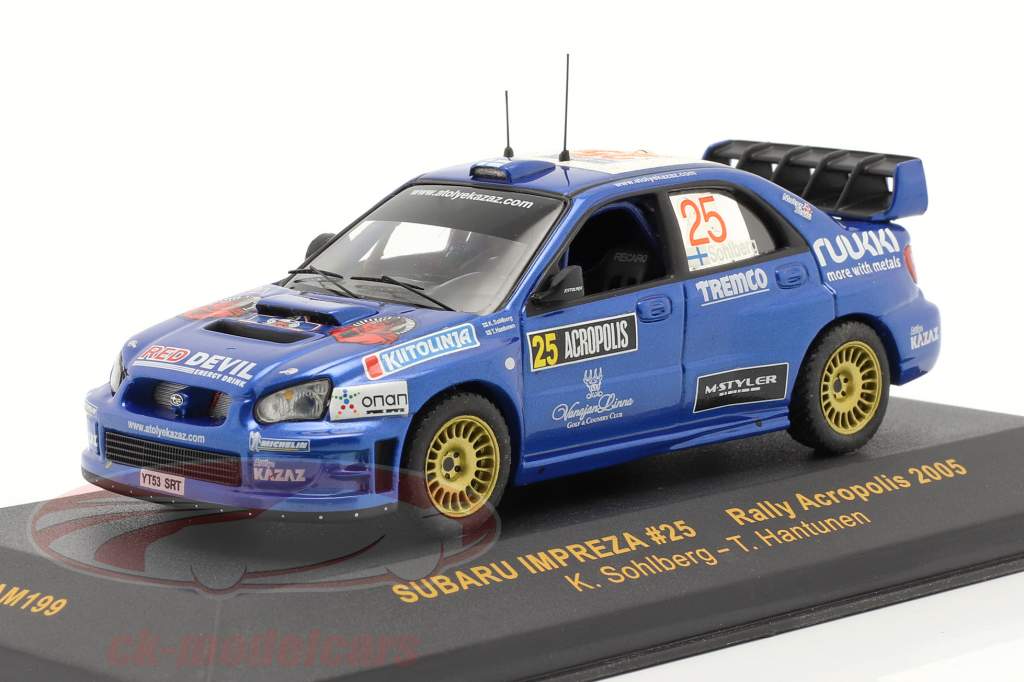 スバルインプレッサ＃25ラリーアクロポリス2005 1時43完成モデル