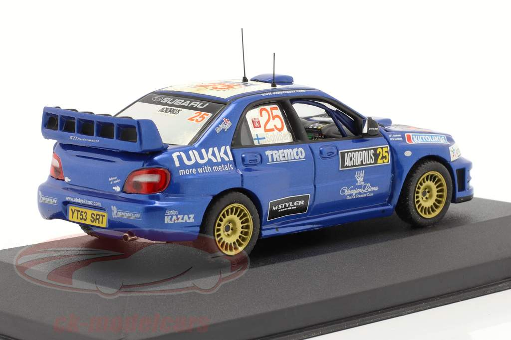 スバルインプレッサ＃25ラリーアクロポリス2005 1時43完成モデル