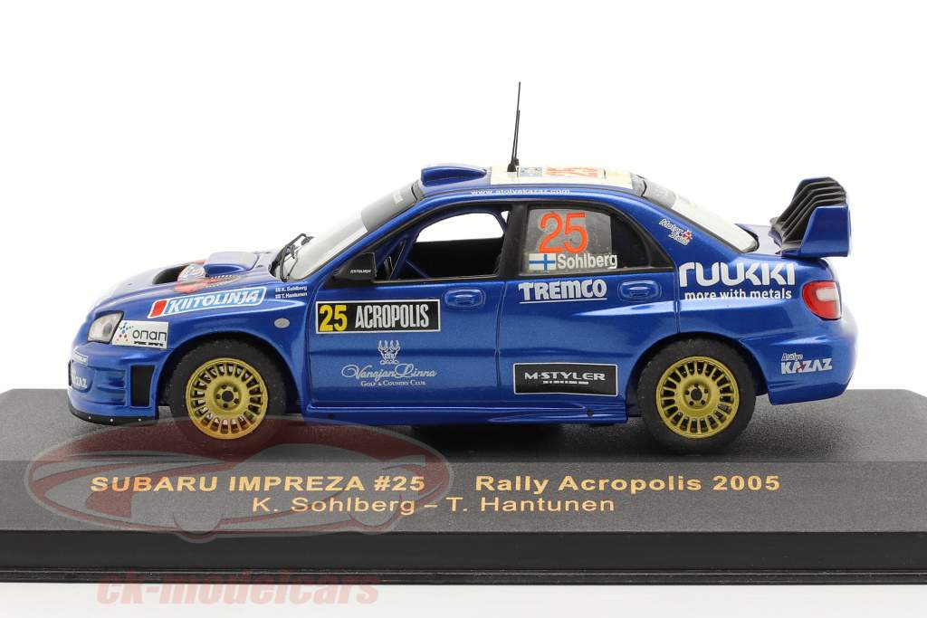 スバルインプレッサ＃25ラリーアクロポリス2005 1時43完成モデル
