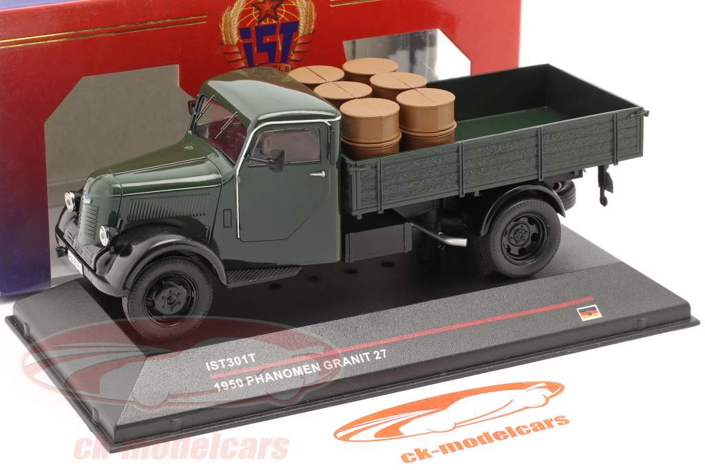 Phänomen Granit 27 com carga ano 1950 verde escuro 1:43 Ixo