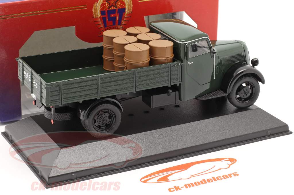 Phänomen Granit 27 met belasting jaar 1950 donkergroen 1:43 Ixo