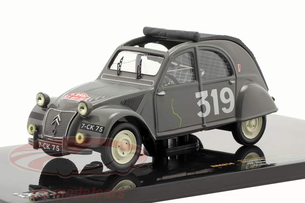 Citroen 2CV #319 M. Bernier, J. Duvey Monte Carlo Rally 1954 1:43 Ixo