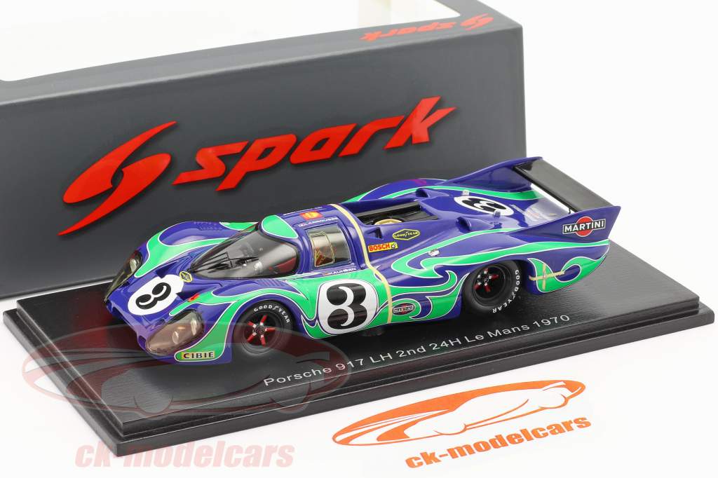 Porsche 917 LH #3 2e 24h LeMans 1970 Kauhsen, Larrousse 1:43 Spark