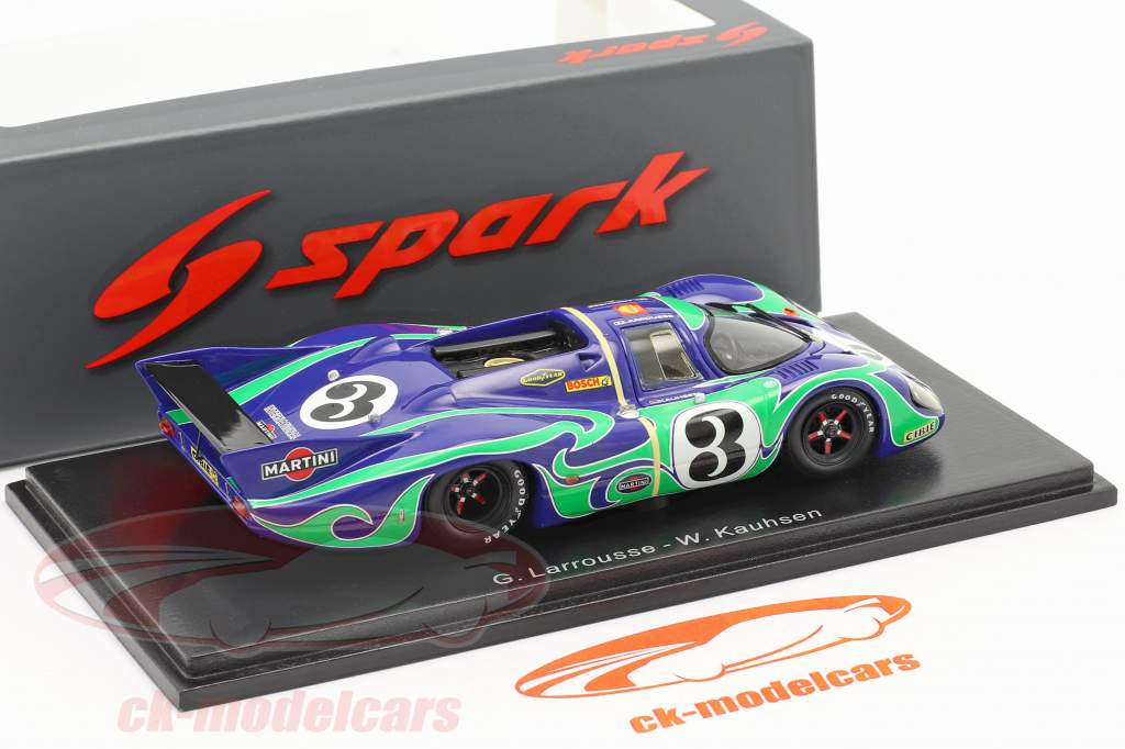 Porsche 917 LH #3 2e 24h LeMans 1970 Kauhsen, Larrousse 1:43 Spark