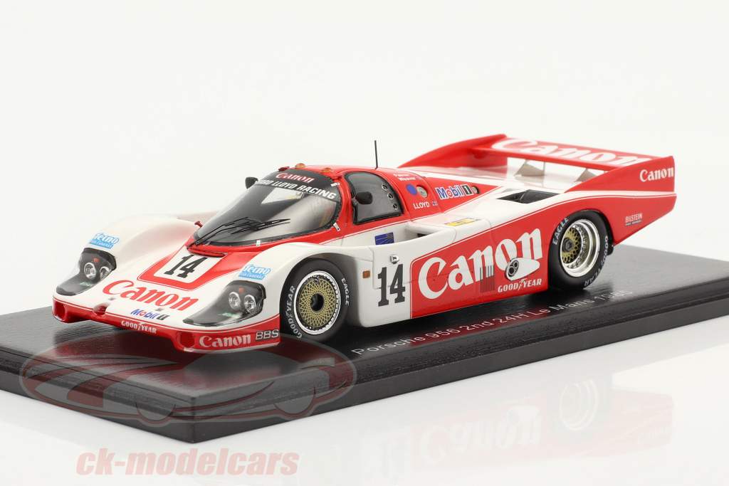 Porsche 956 #14 2° 24h LeMans 1985 Palmer, Weaver, Lloyd 1:43 Scintilla