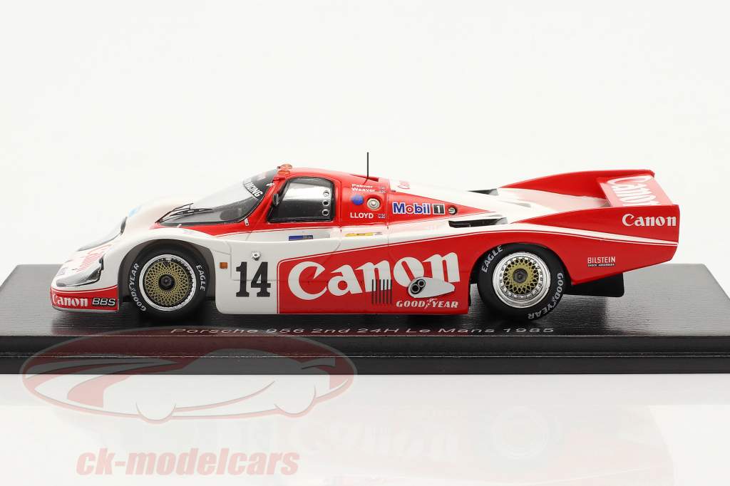 Porsche 956 #14 2nd 24h LeMans 1985 Palmer, Weaver, Lloyd 1:43 Spark