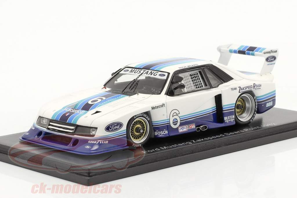 Ford Mustang Turbo #6 100 miglia Sears Point IMSA GTO 1982 R. Mears 1:43 Spark