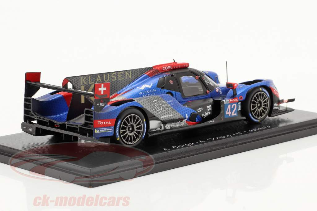 Oreca 07 #42 24h LeMans 2020 Borga, Coigny, Lapierre 1:43 Spark