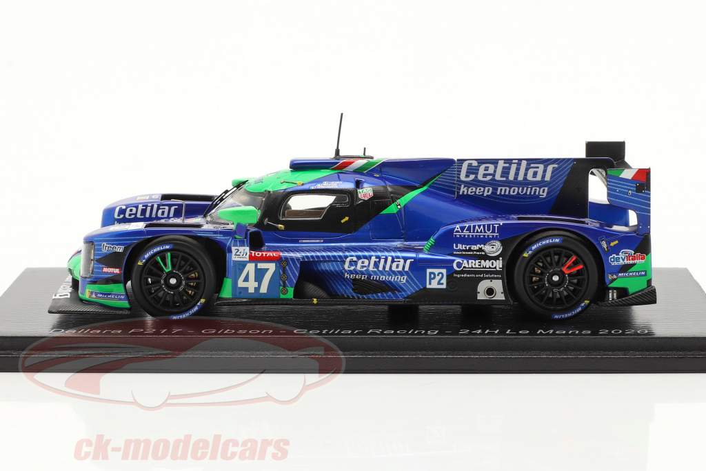 Dallara P217 #47 24h LeMans 2020 Belicchi, Lacorte, Sernagiotto 1:43 Spark