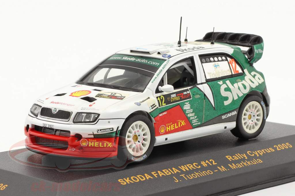 シュコダファビアWRC＃12ラリーキプロス2005 1時43完成モデル