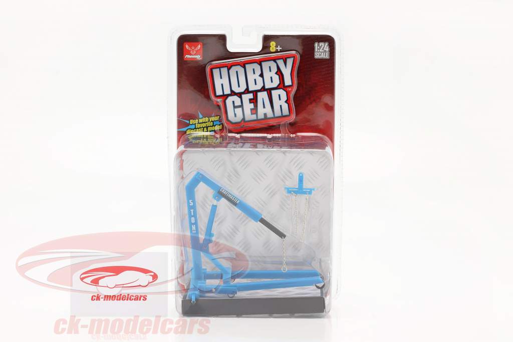 Werkstattkran blau 1:24 Hobbygear