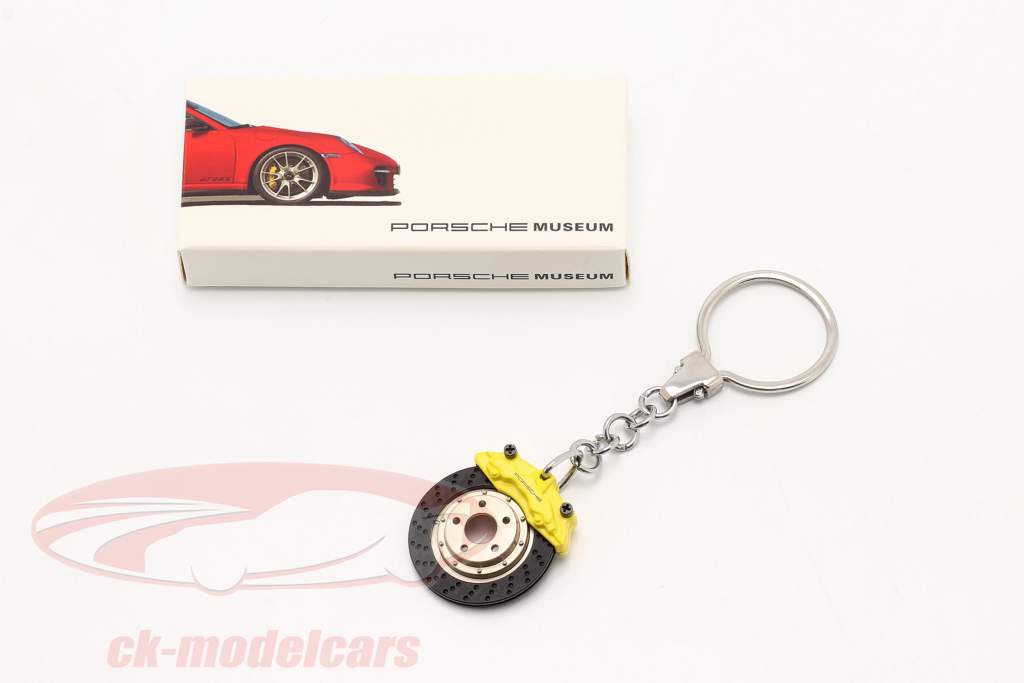 Porsche Chaveiro Disco de freio amarelo AUTOart