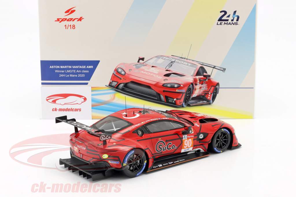 Aston Martin Vantage AMR #90 24h LeMans 2020 Adam, Eastwood, Yoluc 1:18 Spark
