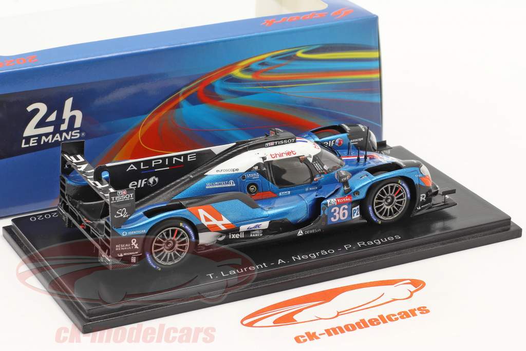 Alpine A470 #36 8e 24h LeMans 2020 Signatech Alpine Elf 1:43 Spark
