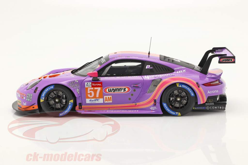 Porsche 911 RSR #57 24h LeMans 2020 Bleekemolen, Fraga, Keating 1:18 Spark
