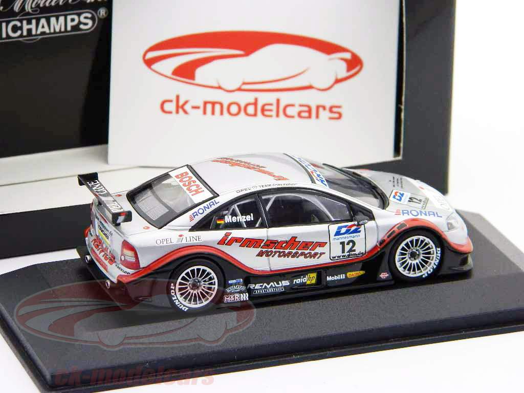 C. Menzel Opel Astra V8 #12 Hockenheimring 2000 Opel Team Irmscher Sondermodell 1:43 Minichamps