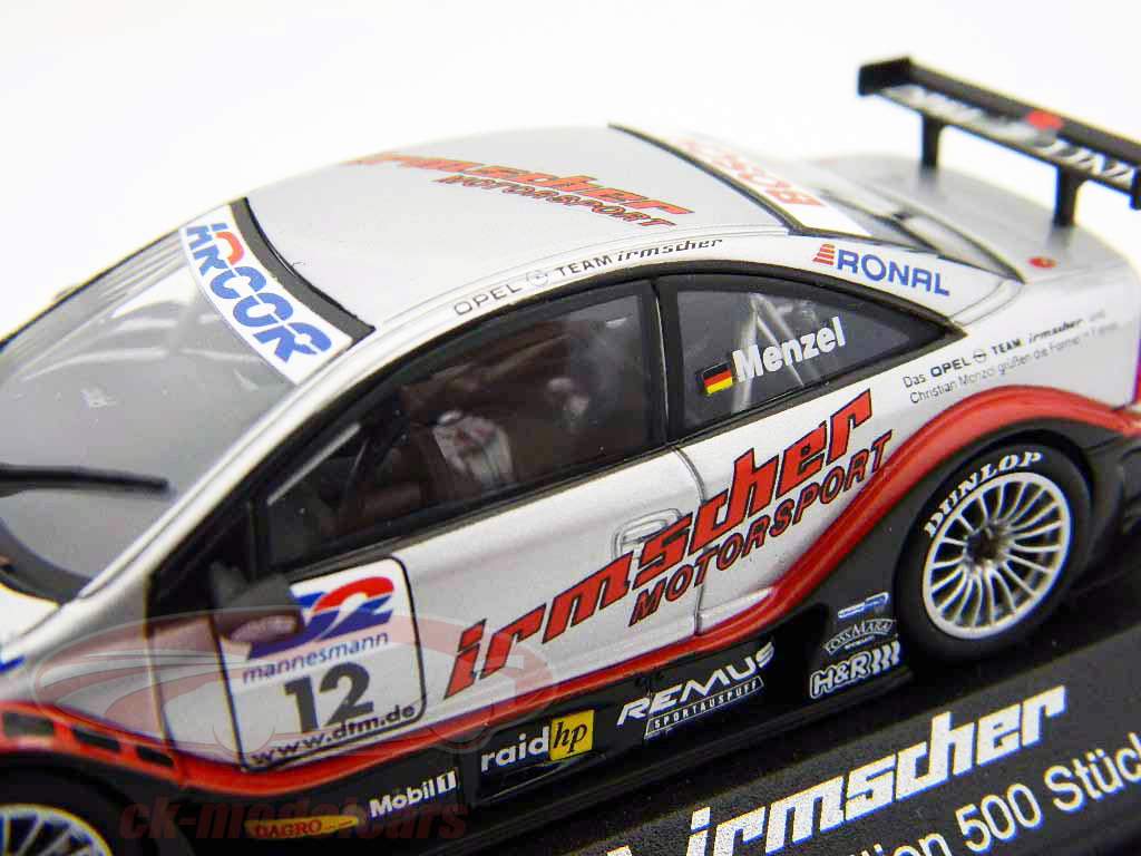 C. Menzel Opel Astra V8 #12 Hockenheimring 2000 Opel Team Irmscher Sondermodell 1:43 Minichamps