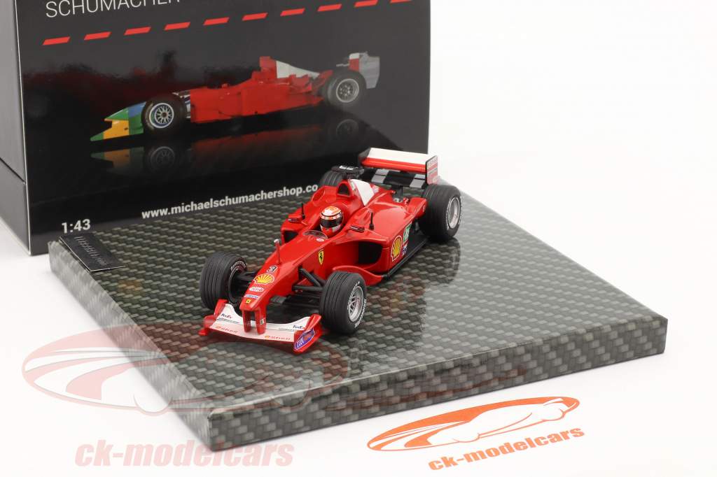 M. Schumacher Ferrari F1-2000 #3 vinder europæisk GP formel 1 Verdensmester 2000 1:43 Ixo