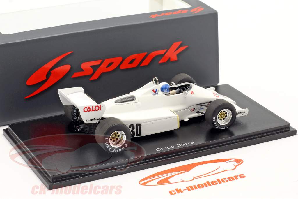Chico Serra Arrows A6 #30 Brasiliansk GP formel 1 1983 1:43 Spark