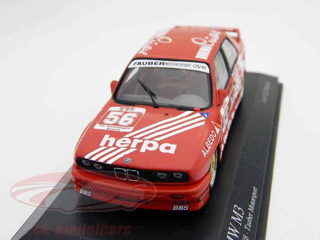 G. Müller BMW M3 #56 DTM 1988 Tauber Motorsport 1:43 Minichamps