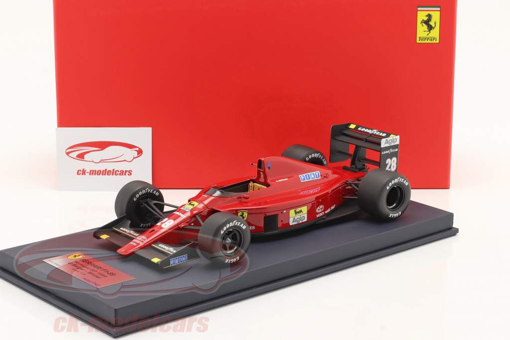 Gerhard Berger Ferrari 640 #28 vencedora Portugal GP Fórmula 1 1989 1:18 LookSmart