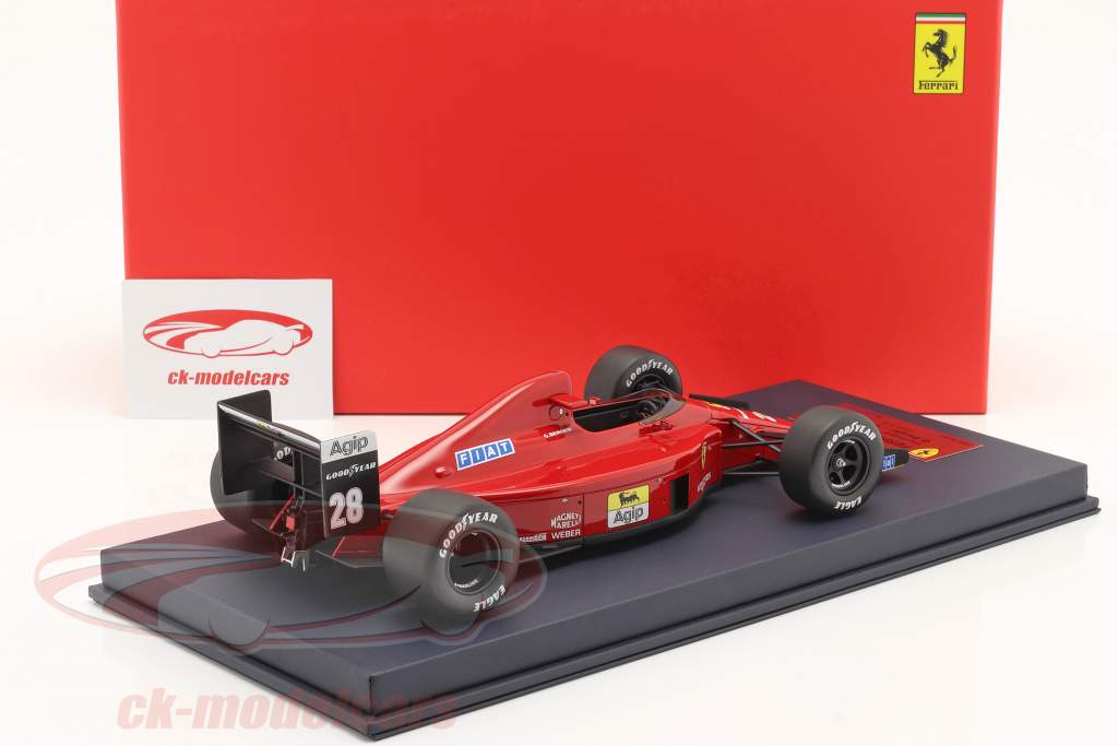 Gerhard Berger Ferrari 640 #28 vencedora Portugal GP Fórmula 1 1989 1:18 LookSmart