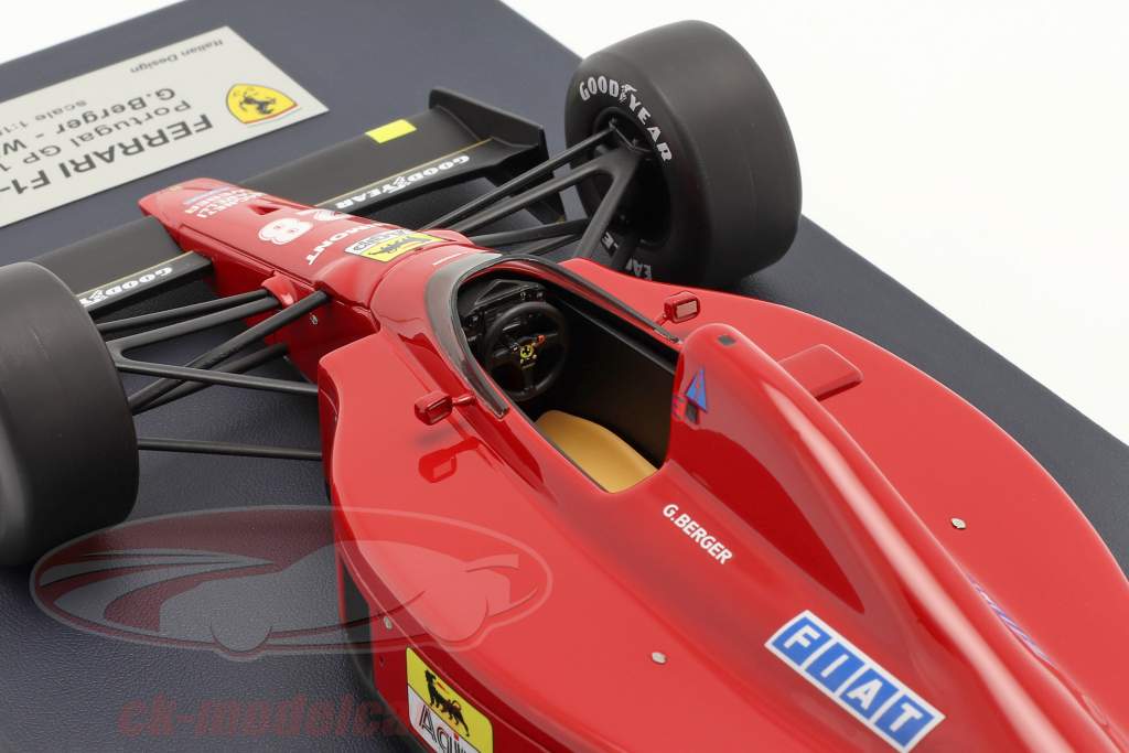 Gerhard Berger Ferrari 640 #28 vencedora Portugal GP Fórmula 1 1989 1:18 LookSmart
