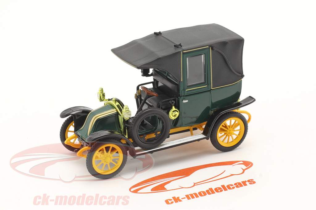 Renault Type AG Année de construction 1905-1914 vert / le noir / jaune 1:43 Norev