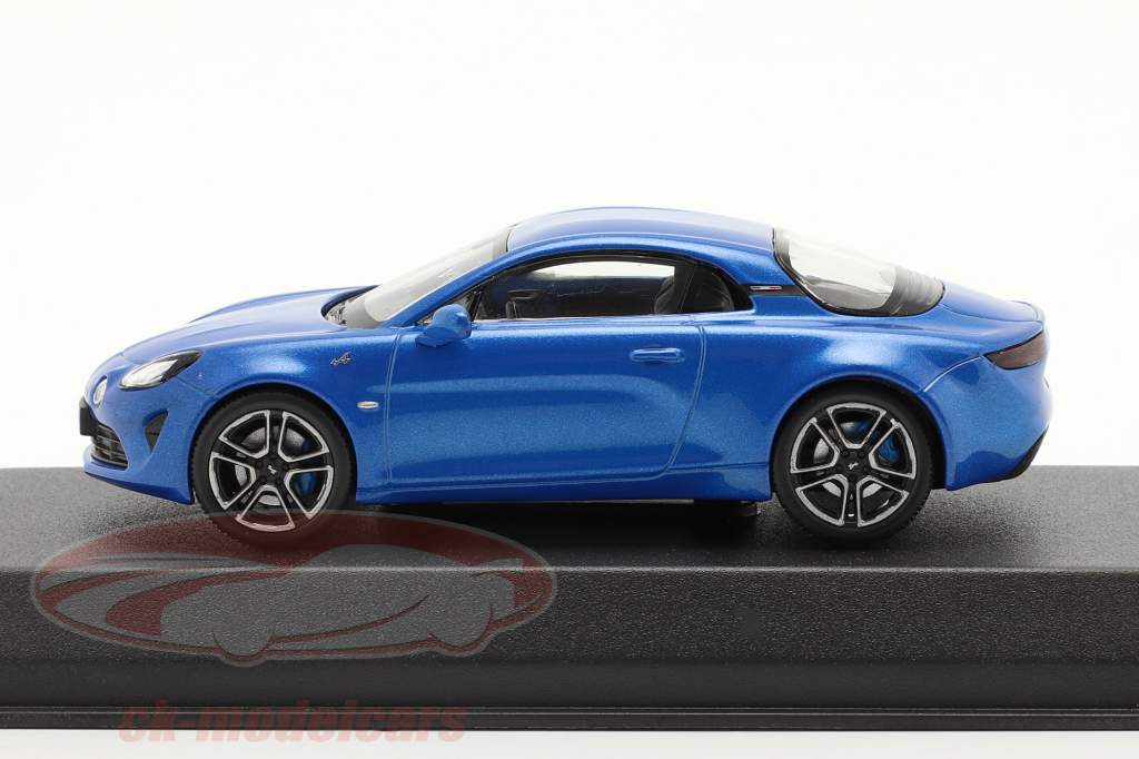 Alpine-Set: Guide Michelin, 充电线 和 Alpine A110 2017 蓝色的 1:43 Norev
