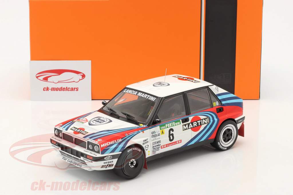 Lancia Delta Integrale 16V #6 3rd Rallye Portugal 1990 Kankkunen, Piironen 1:18 Ixo