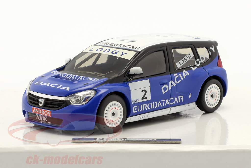 Dacia Lodgy #2 Winner Andros Trophy 2011/2012 Alain Prost 1:43 Eligor