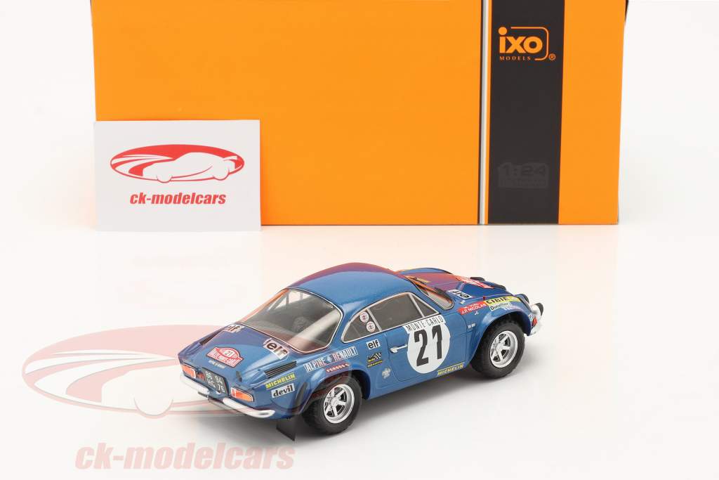 Alpine Renault A110 #21 3° Rallye Monte Carlo 1973 Nicolas, Vial 1:24 Ixo