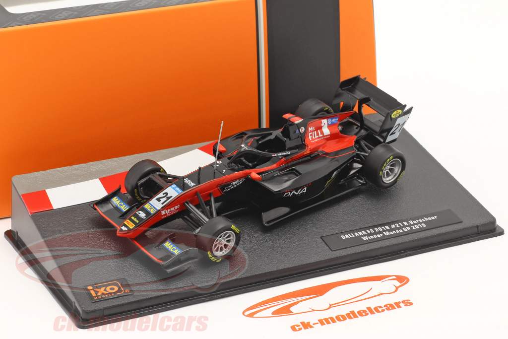 Richard Verschoor Dallara F3 MP Motorsport #21 Winner Macau GP F3 2019 1:43 Ixo