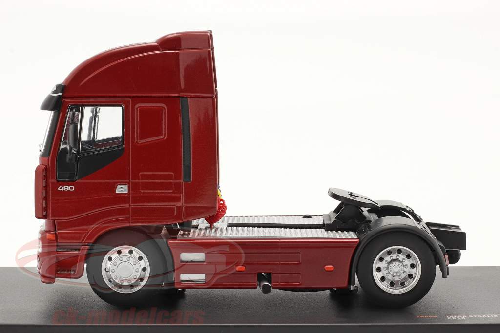 Iveco Stralis 建設年 2012 赤 メタリック 1:43 Ixo