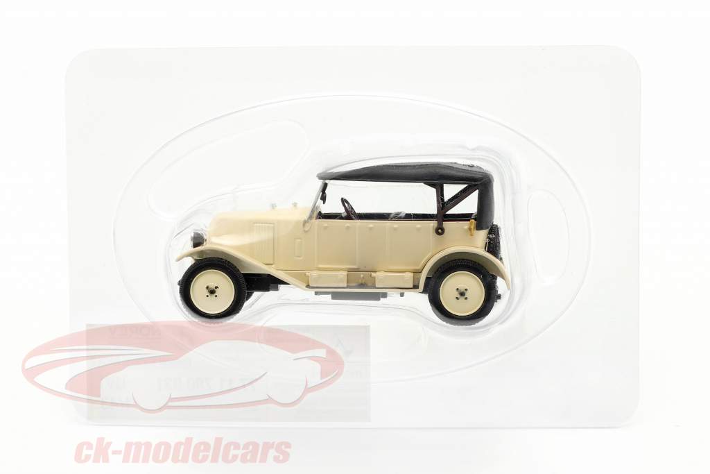 Renault 6CV Type NN Torpedo Baujahr 1925 creme weiß / schwarz 1:43 Norev