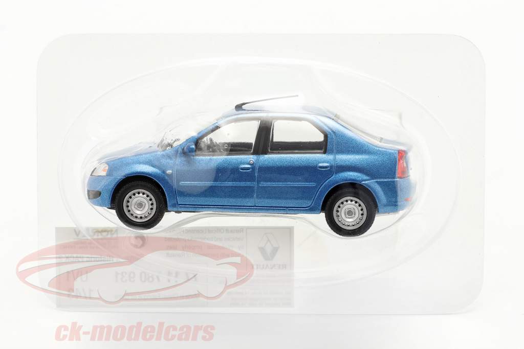 Renault Logan 建设年份 2005 蓝色的 金属的 1:43 Norev