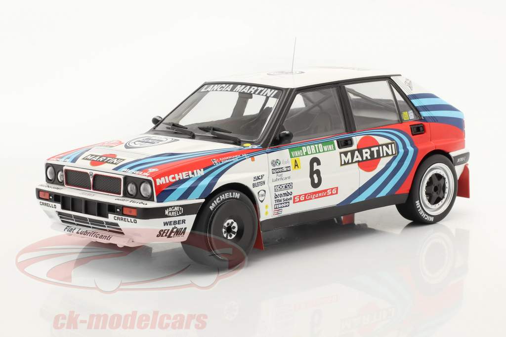 Lancia Delta Integrale 16V #6 3ª Rallye Portugal 1990 Kankkunen, Piironen 1:18 Ixo