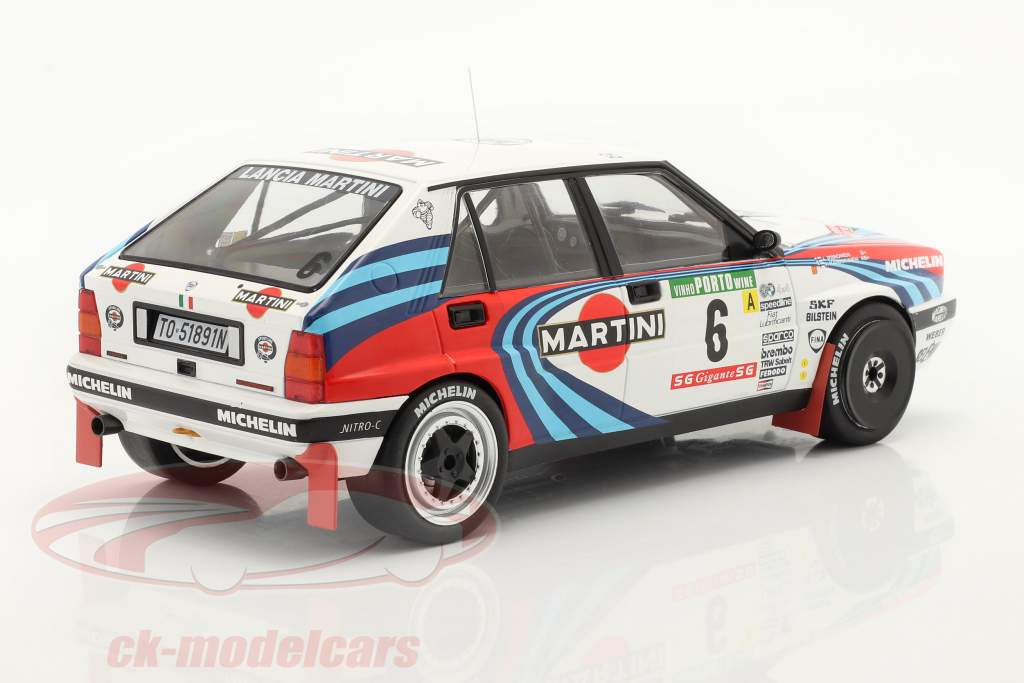 Lancia Delta Integrale 16V #6 3ª Rallye Portugal 1990 Kankkunen, Piironen 1:18 Ixo